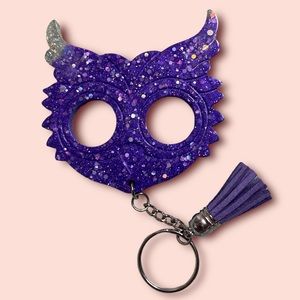 Self Protection Keychain Owl Head